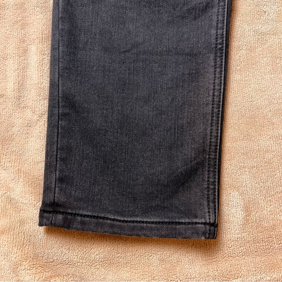 TOTEME Faded Black High-Rise Classic Straight Leg Slim Fit Jeans - Size 30 - Picture 4 of 13